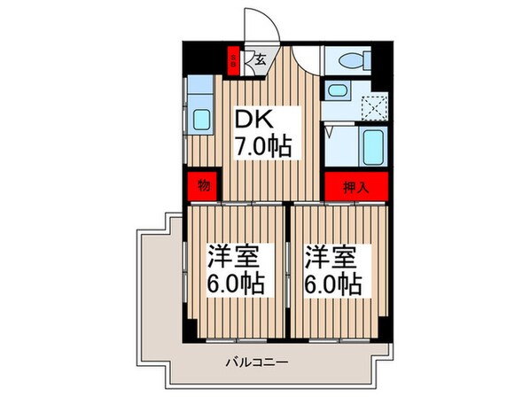 クア－ト並木の物件間取画像